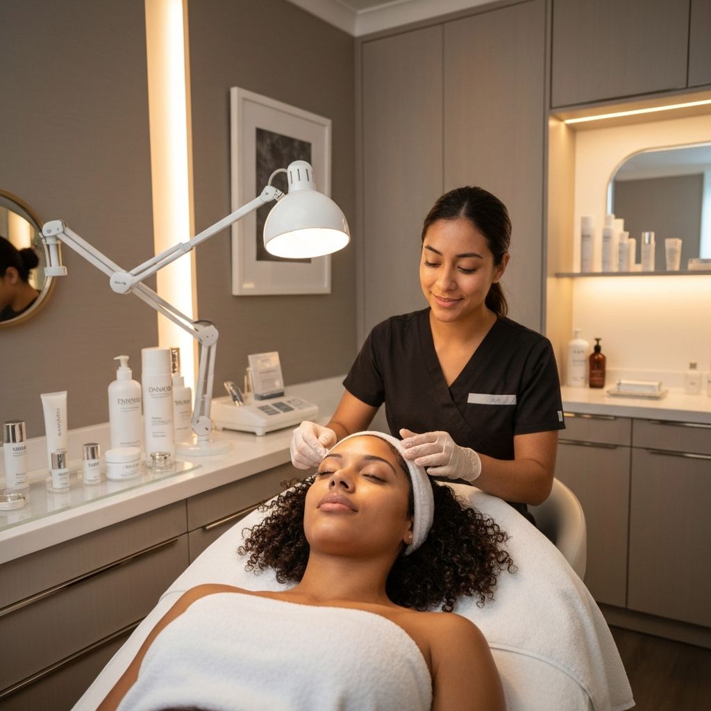 A Lilly Beauty provider treating a client
